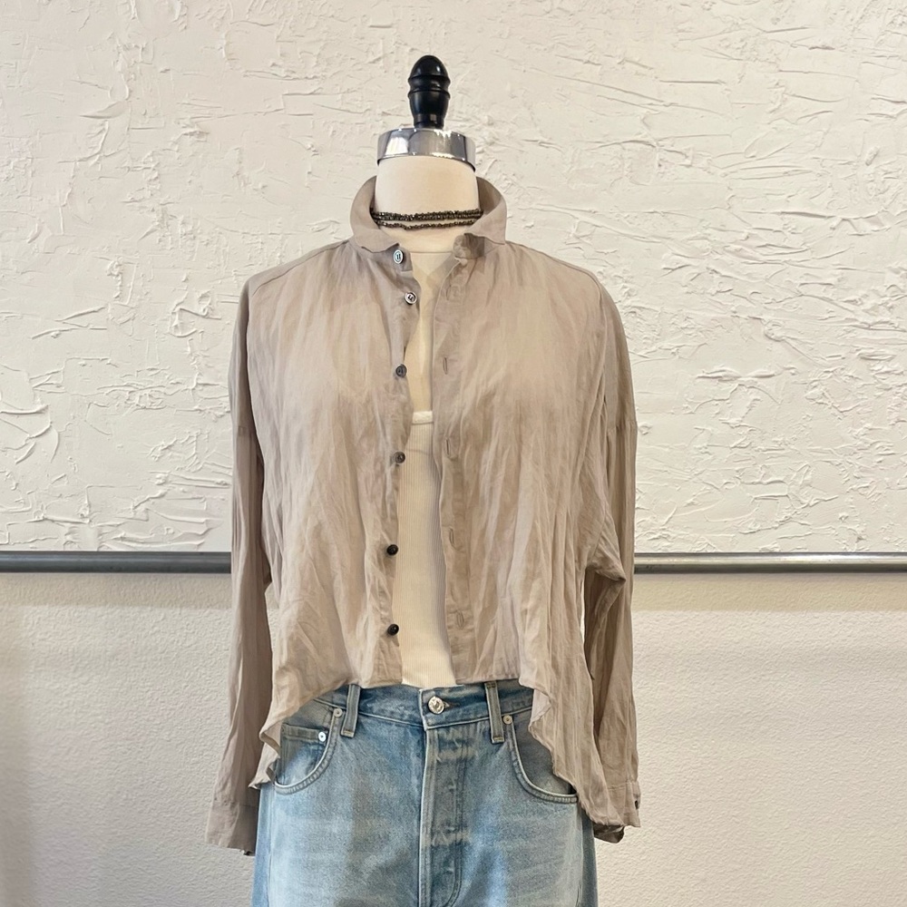 Pas de Calais botanical blouse
